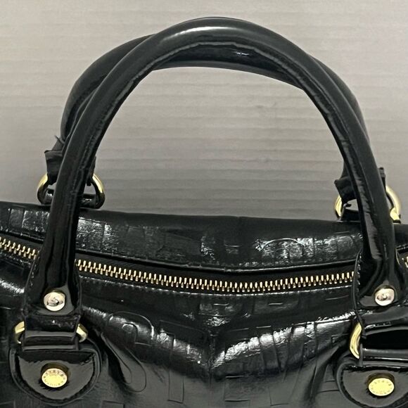 Steve Madden Speedy Satchel Top‎ Handle Handbag Patent-like Casual Solid Tassel - Picture 4 of 14